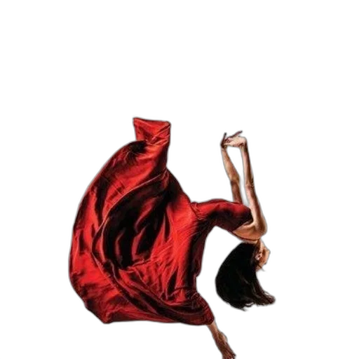 dress, flower, umbrella, staff transparent PNG cut-out