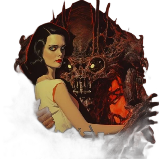 mask, comic book art, concept art, fantasy art transparent PNG cut-out