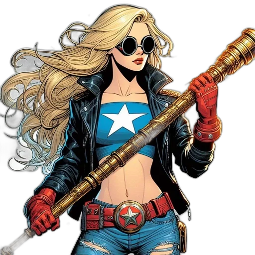 weapon, staff, comic book art, concept art transparent PNG cut-out