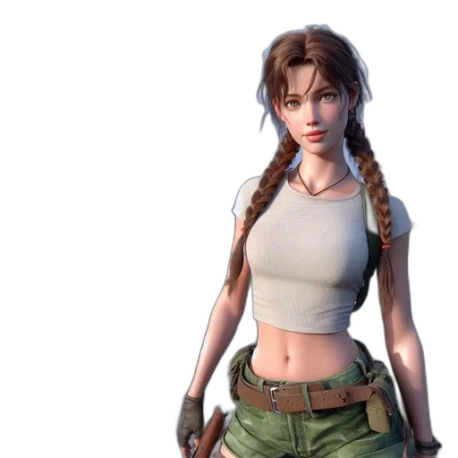 concept art, 3d render, fantasy art, pixel art transparent PNG cut-out