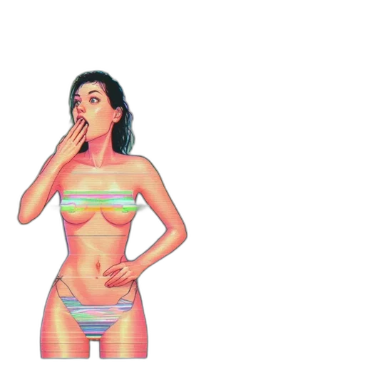 dress, jacket, food, vaporwave transparent PNG cut-out