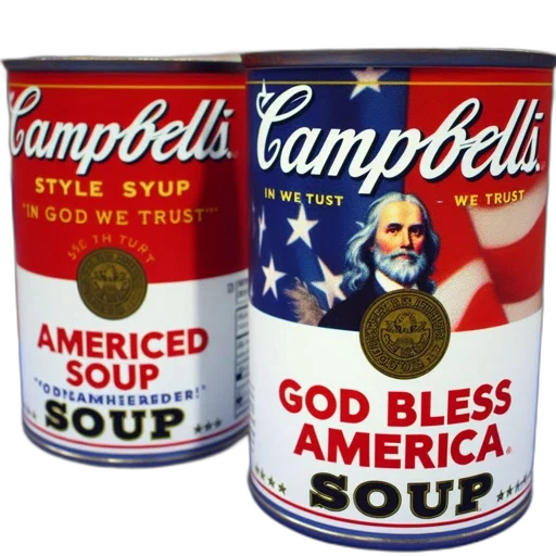food, two, campbell, soup transparent PNG cut-out
