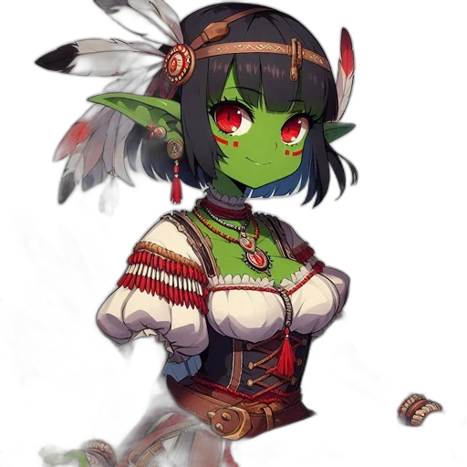 staff, mask, hat, dragon transparent PNG cut-out