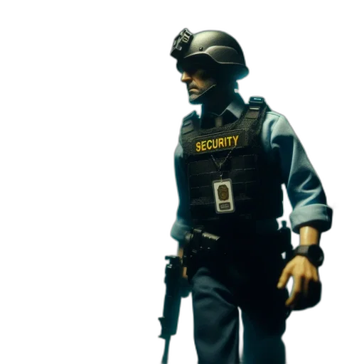 staff, weapon, jacket, robot transparent PNG cut-out