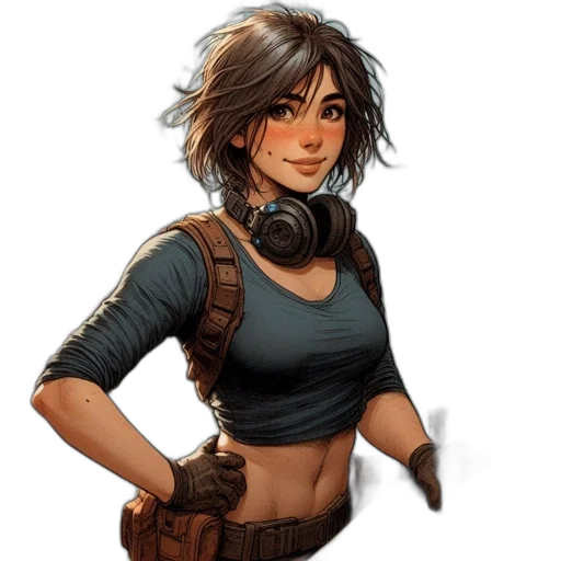 fantasy art, concept art, pixel art, comic book art transparent PNG cut-out
