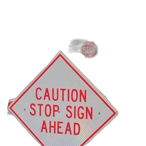 caution, sign, warns, drivers transparent PNG cut-out