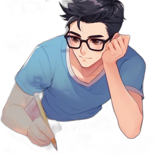 staff, cartoon, anime, concept art transparent PNG cut-out