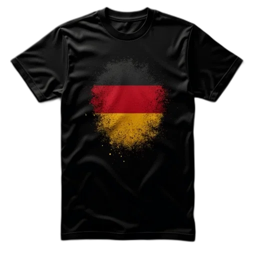 germany, shirt, black, has transparent PNG cut-out