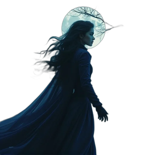 dress, concept art, fantasy art, comic book art transparent PNG cut-out
