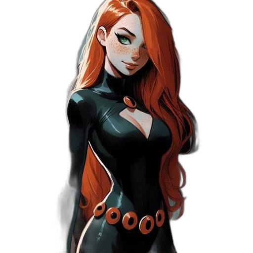 dress, comic book art, cartoon, concept art transparent PNG cut-out