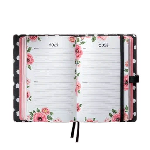 2021, pocket, planner, has transparent PNG cut-out