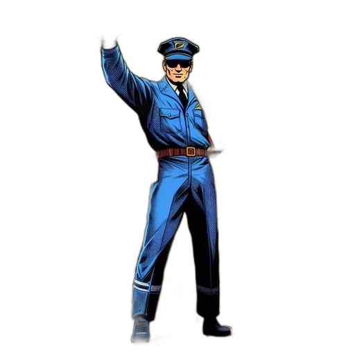staff, robot, jacket, weapon transparent PNG cut-out
