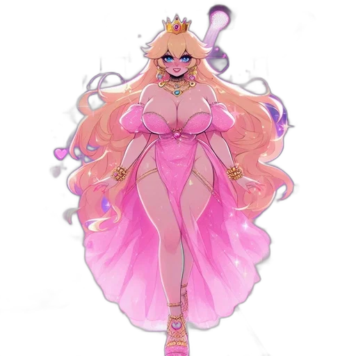 dress, crown, concept art, fantasy art transparent PNG cut-out