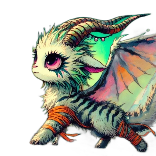 dragon, creature, animal, fantasy art transparent PNG cut-out