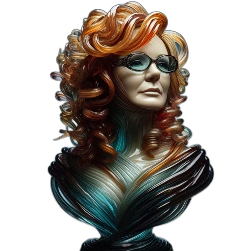 hair, jewelry, face, crown transparent PNG cut-out