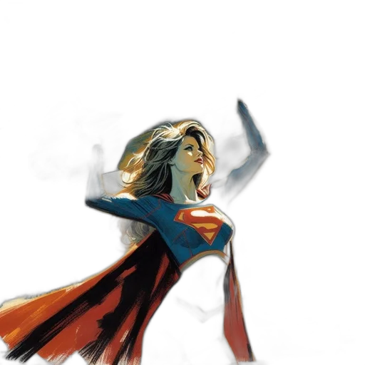 comic book art, concept art, watercolor, fantasy art transparent PNG cut-out