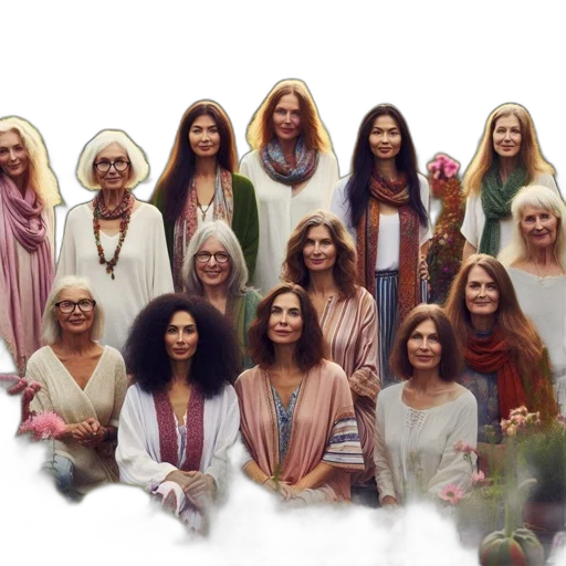 staff, jewelry, women, varied transparent PNG cut-out