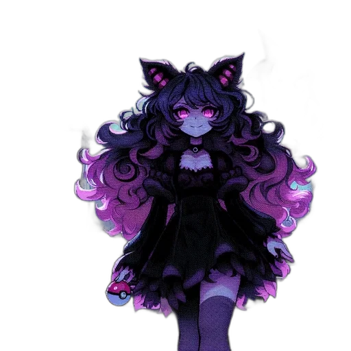 dress, creature, staff, mask transparent PNG cut-out