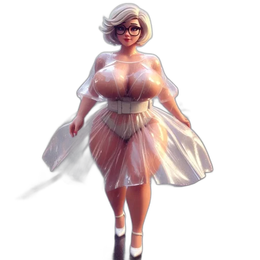 dress, creature, concept art, fantasy art transparent PNG cut-out