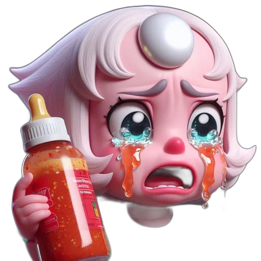 food, bottle, face, creature transparent PNG cut-out