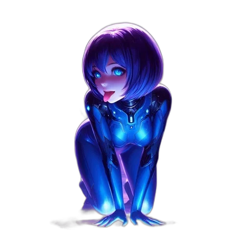 robot, jewelry, creature, staff transparent PNG cut-out