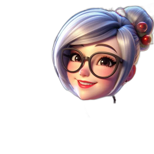 staff, face, crown, robot transparent PNG cut-out