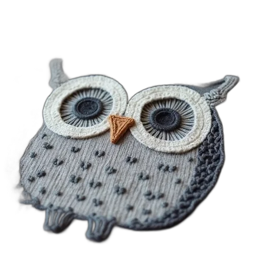 jewelry, close-up, grey, knitted transparent PNG cut-out