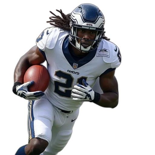 brigham, running, back, ezekiel transparent PNG cut-out
