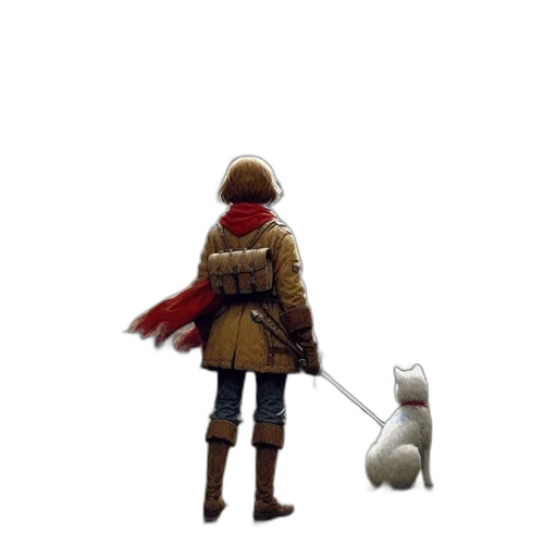 staff, animal, weapon, hat transparent PNG cut-out