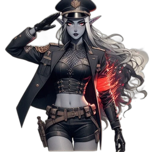 staff, hat, jacket, concept art transparent PNG cut-out