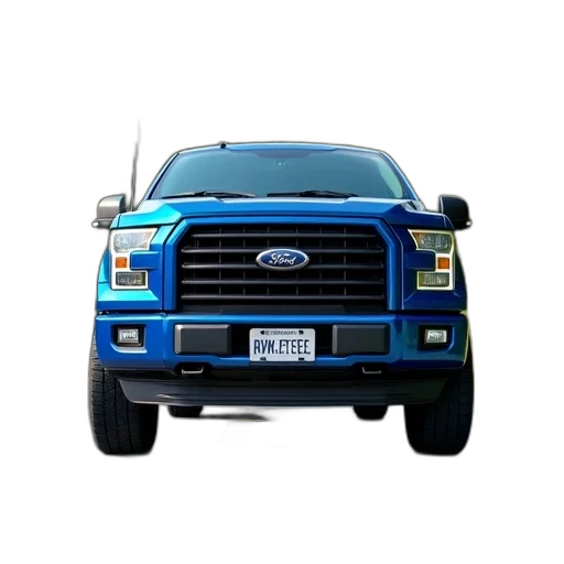 car, blue, pickup, truck transparent PNG cut-out