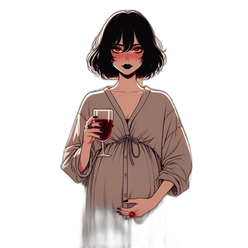 dress, bottle, jacket, face transparent PNG cut-out