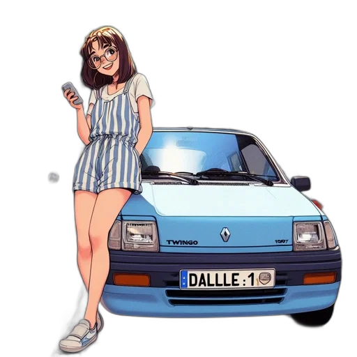 car, dress, face, animal transparent PNG cut-out