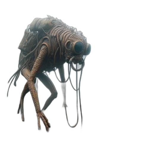 creature, animal, robot, staff transparent PNG cut-out