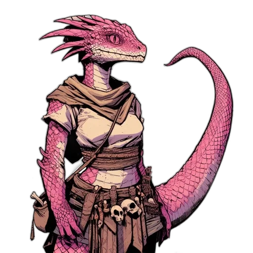 dragon, staff, creature, concept art transparent PNG cut-out