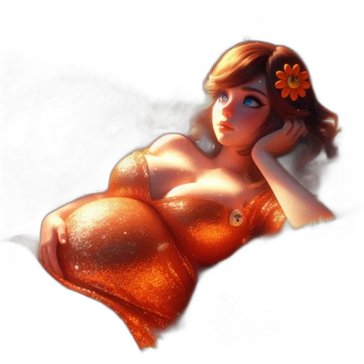 dress, crown, concept art, fantasy art transparent PNG cut-out