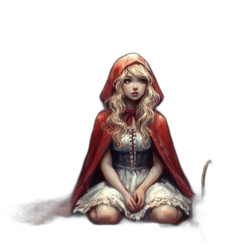 dress, face, staff, crown transparent PNG cut-out