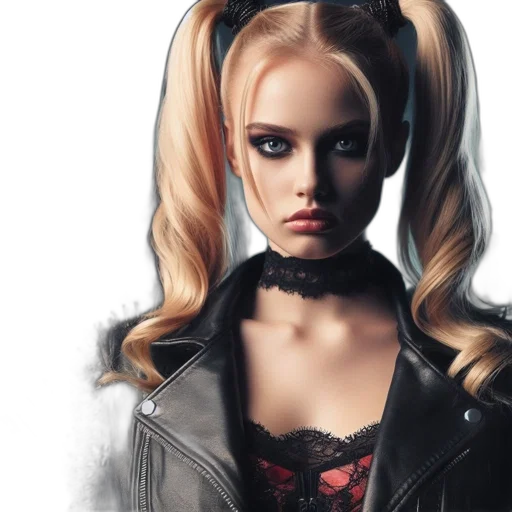 hair, photorealistic, comic book art, concept art transparent PNG cut-out