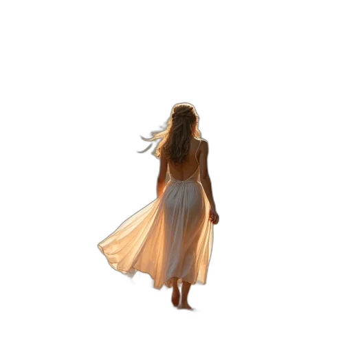 dress, hair, jewelry, concept art transparent PNG cut-out