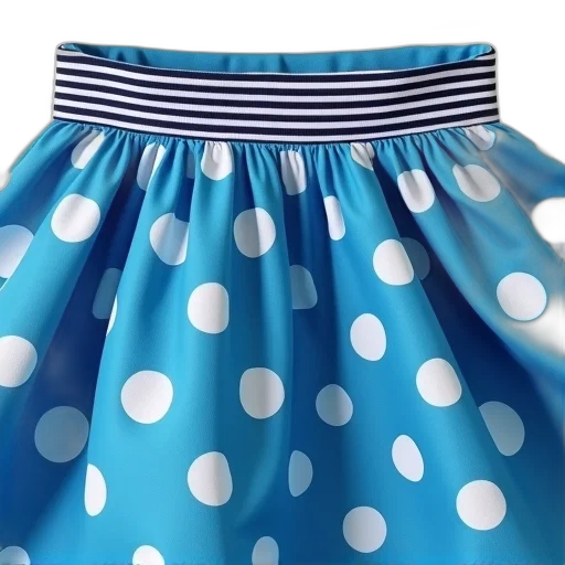 dress, umbrella, 3d render, blue transparent PNG cut-out