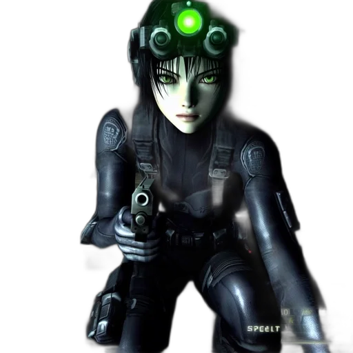 robot, weapon, concept art, cyberpunk transparent PNG cut-out