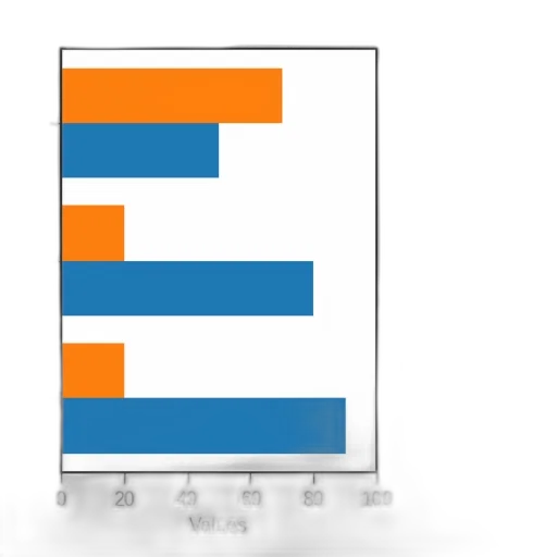 blue, bar, chart, three transparent PNG cut-out