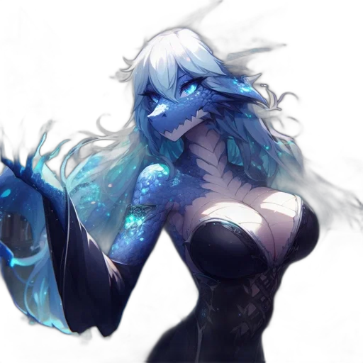 dragon, creature, mask, staff transparent PNG cut-out