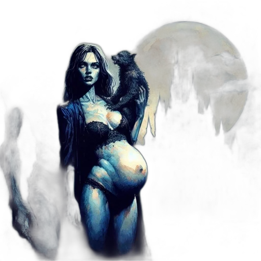 creature, concept art, fantasy art, comic book art transparent PNG cut-out