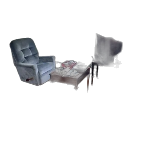 furniture, 3d render, concept art, photorealistic transparent PNG cut-out