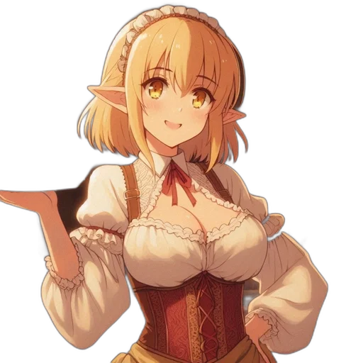 dress, staff, weapon, dragon transparent PNG cut-out