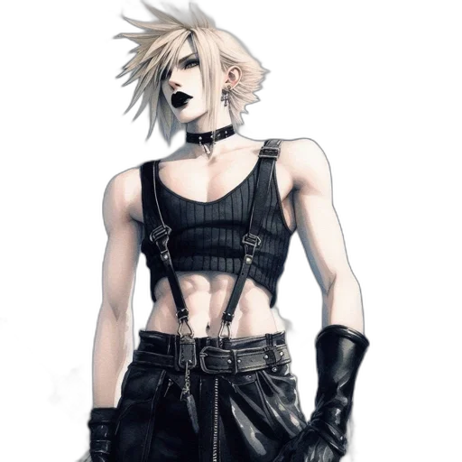 weapon, jacket, sword, concept art transparent PNG cut-out