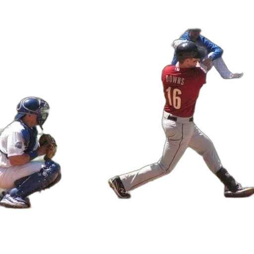 baseball, player, number, his transparent PNG cut-out