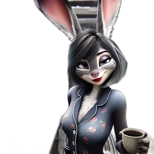 dress, animal, staff, concept art transparent PNG cut-out