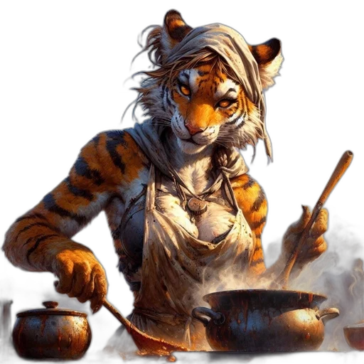 food, staff, animal, fantasy art transparent PNG cut-out
